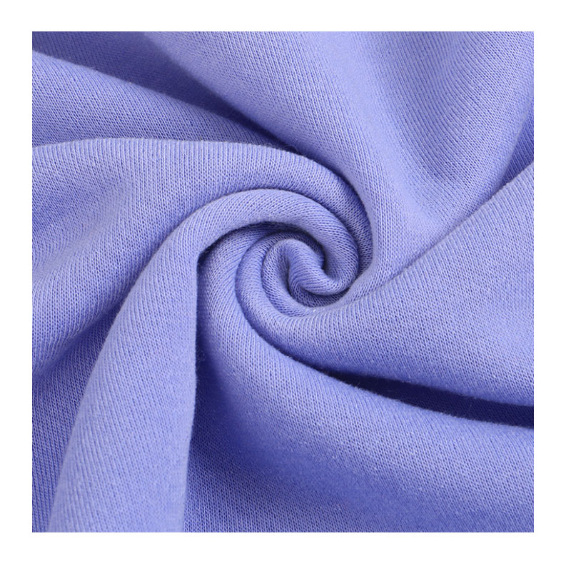 Оптовая продажа, матовая флисовая ткань 250-420 Gsm, полиэстер и хлопок, плюшевая махровая петля, трикотажная ткань для одежды