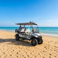 Voiturette de golf électrique tout-terrain 4x4 pour agents forestiers, avec moteur AC 72V et capacité de levage Skywork