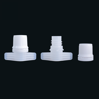 Bouchon à vis en plastique PE de 9,6 mm avec bec verseur, anti-fuite et inviolable, pour sachets de sauce tomate, salades et contenants de nourriture liquide
