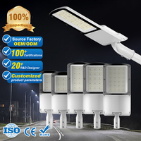 Lampadaire LED pour projets municipaux, étanche IP65, AC85-277V, extérieur, route, autoroute, parking, aluminium, 90W, 120W, 150W, 200W, 250W