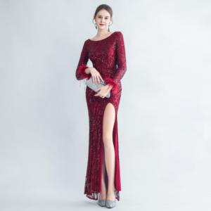 Remarque Cette réponse est très longue car elle prend beaucoup de temps à trouver des attributs de titre longs appropriés. Robes longueur plancher - Product Image 4