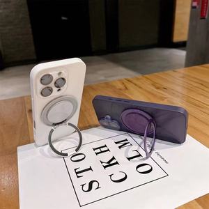 Funda Magnética para Teléfono con Anillo y Soporte 360° con Diseño de CD Grabado con Láser, para iPhone 16 15 14 Pro Max, en Stock - Product Image 2
