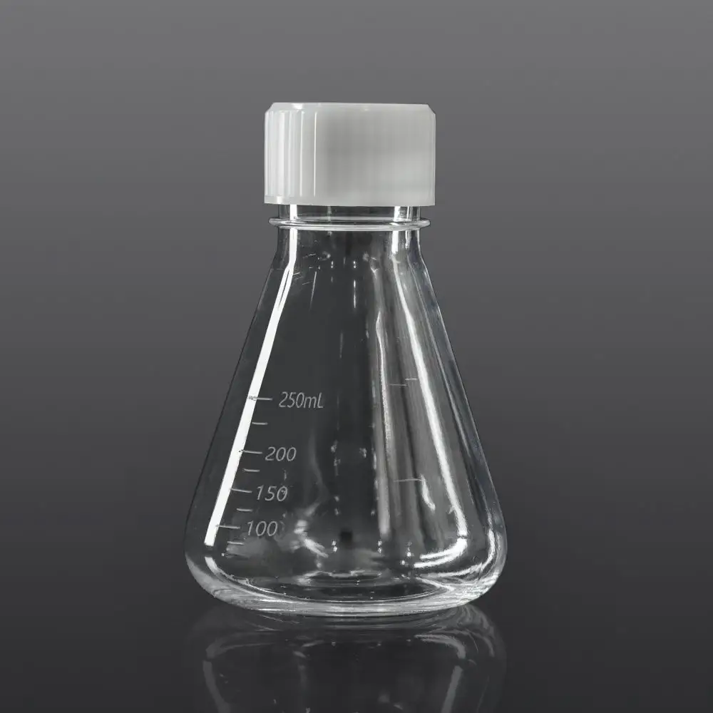 Laboratory Consumable Disposable Multiple Specifications Transparent Erlenmeyer Flask PC