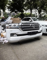 Pare-chocs d'origine, phare LED d'origine, ventilateur de condenseur de radiateur, coupe-nez d'origine pour Toyota Land Cruiser LC200 2016 à 2019