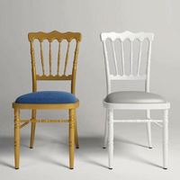 Chivari chaises chaises de mariage pour la mariée et le marié chaise Charivari en fer/chaise empilable Chavari/chaise de mariage en gros