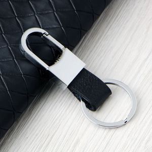 High End Good Quality Men's Key Chain Leather Keychain Metal Car Keyring Activity Small <b>Gift</b> - Product Image 2