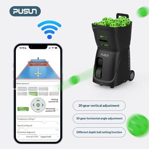 Machine de service de pickleball intelligente Pushang PP-Smart, contrôle par <span class=keywords><strong>application</strong></span>, lance automatiquement <span class=keywords><strong>les</strong></span> balles, outil d'entraînement professionnel <span class=keywords><strong>pour</strong></span> l'auto-entraînement - Product Image 1