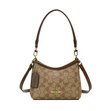 <span class=keywords><strong>Bolso</strong></span> Bandolera Retro de PU Genuino <span class=keywords><strong>Pequeño</strong></span> y Popular para Mujer, Modelo Nuevo Primavera 2026, Estilo Celebridad de Internet, con Dos Cadenas y Cremallera - Product Image 1