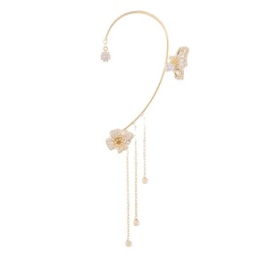 Nappa gioielli di moda orecchini Clip zircone acciaio inossidabile elfo orecchio fata Clip su orecchini farfalla orecchini polsino orecchio - Product Image 5