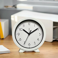 Horloge de bureau de dessin animé pour chambre à coucher, chevet, mouvement à quartz silencieux écologique, design Art Déco, décorative, personnalisée, moderne, analogique