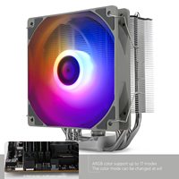Refroidisseur d'air pour processeur Thermalright Assassin King 120 SE blanc ARGB haute performance avec 5 caloducs, dissipateur thermique en cuivre, ventilateur en aluminium pour ordinateur
