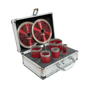 <span class=keywords><strong>Kit</strong></span> d'outils de carrelage ensemble d'outils de <span class=keywords><strong>carreleur</strong></span> disque de coupe diamanté forets tampons à main <span class=keywords><strong>kit</strong></span> d'embouts de doigt de chanfreinage dans une boîte de boîtier portable - Product Image 5