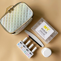 MyBeautyNails – ensemble de colle à Gel adhésif et de lampe à ongles, marque privée OEM, Kit d'extensions d'ongles en Gel transparent souple