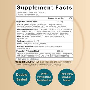 Tốt nhất nhà máy-cung cấp tiêu hóa Enzyme & doanh hỗ trợ bổ sung chế độ ăn uống sợi viên nang - Product Image 5