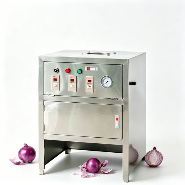 Onion Peeling Machine Pneumatic Air Pressure Onion Skin Remover Machine With 7.5KW Air Compressor for Onion Processing