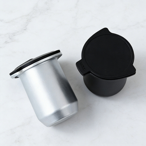 ถ้วยชงกาแฟอะลูมิเนียมหรูหราแบบกำหนดเองได้ พร้อมฝาปิดอย่างดีสำหรับถ้วยขนาดเล็ก ใช้สำหรับนมสดสำหรับกาแฟครอบครัว - Product Image 6