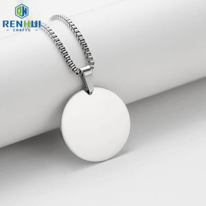Vente en gros, étiquette de chien personnalisée en métal vierge en Aluminium gravé, pendentif en relief en acier inoxydable - Product Image 4