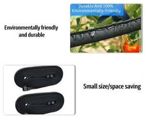 Tuyau d'arrosage plat et flexible 25, 50, 75 pieds pour jardins, tuyau à débit constant, économise l'eau, robuste pour l'irrigation goutte à goutte des jardins - Product Image 2