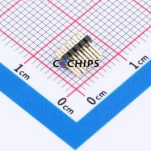 HC-PZ127-5.8L-2x5PZ Pin Header Through hole Component (THT),P=1.27mm Connector 2x5P 1.27mm 1.27mm Pin Header - Product Image 1