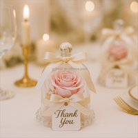Großhandel Einzelhandel E-Commerce Valentinstagsgeschenke Ewige Blumen Geschenke Kleine Blumendekoration Mini Konservierte Rose unter Glaskuppel