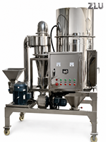 Ligne de production de moulin classificateur à air pour sucre, broyeur chimique ZLU de qualité ISO approuvée, pulvérisateur ACM