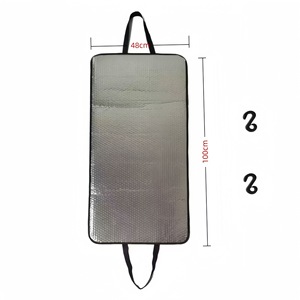 Cubierta para unidad exterior de aire acondicionado, 94x45cm, aislamiento térmico, lámina de aluminio, resistente al calor, a prueba de lluvia y polvo - Product Image 3
