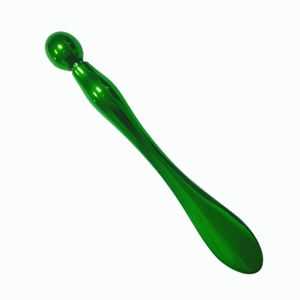 เครื่องนวดยกกระชับรอบดวงตา  แท่งนวดครีมบำรุงรอบดวงตาทำจากเรซิ่นสีเขียว - Product Image 5