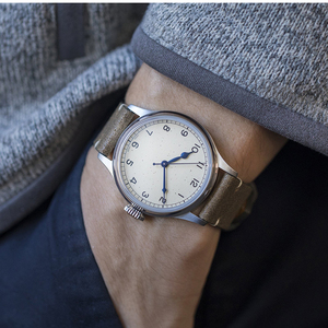 Reloj deportivo De acero inoxidable para hombre y mujer, pulsera con Logo personalizado, De cuero, barato, Unisex, venta al por mayor - Product Image 6