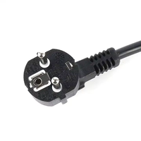 Prise 3 broches de norme européenne VDE de haute qualité cordon d'alimentation d'extension de conducteur toronné 16A avec prise d'alimentation ca 110V-250V