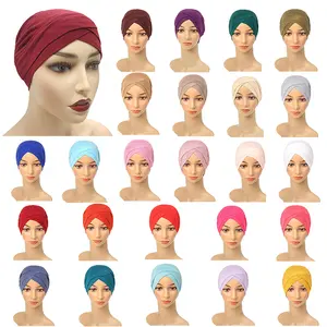 Solid Color Women's Islamic Under Scarf Ready Women's Hijab Undercap With  Ear Hole Hijab Caps Bandanas Cap Under Caps For Hijabs - Women's Hijabs -  AliExpress