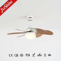Ventilador de Techo con Luz 1stshine, Aspas de MDF, Decoración para el Hogar, Excelente Vendedor, Directo de Fábrica, Diseño Moderno Profesional, Motor DC