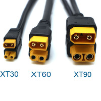 Câble d'extension avec connecteurs mâle et femelle XT30 moulés par injection, adaptateur XT30 pour drone, panneau solaire, camping-car