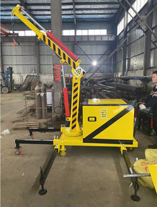 Mini-grue mobile électrique à batterie, hydraulique intégrale, simple et compacte, pour levage d'objets et d'équipements en atelier - Product Image 3