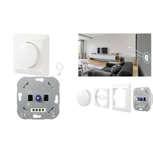 Regulador de Intensidad Rotatorio Sygonix de 200W 8A, Control de Brillo de Plástico para Lámparas Halógenas y LED - Product Image 3