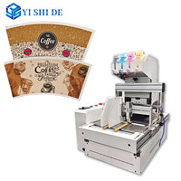 Équipement d'entrepreneuriat Imprimante de gobelets en papier jetables Machine d'impression numérique entièrement automatique Impression couleur sur gobelets en papier kraft