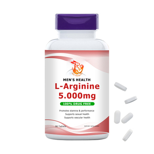 Tabletas de L-Arginina de Alta Potencia con Vitamina B6, B12 y Folato, Suplemento Dietético para Mejorar el Rendimiento en el Ejercicio - Product Image 1