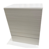 Feuilles de papier couché PE brillant, matière première vierge pour impression offset, imperméables, taille personnalisée, pour gobelets en papier