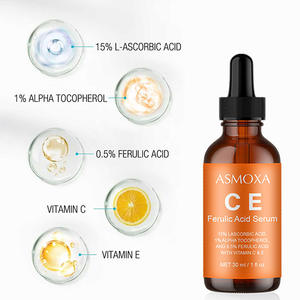 Suero facial hidratante iluminador antienvejecimiento con vitamina E a base de hierbas - Product Image 5