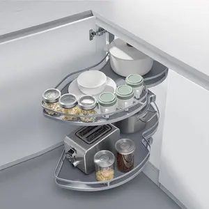 Mobili personalizzati di lusso prefabbricato completo modulare soft close cerniere in acciaio inox handless moderno armadio da cucina rta