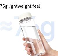 Bouteille d'eau Tritan 500 ml sans BPA, anti-fuite, sans danger pour les aliments, à boire directement, compatible lave-vaisselle, réutilisable pour les excursions en plein air et les cadeaux promotionnels