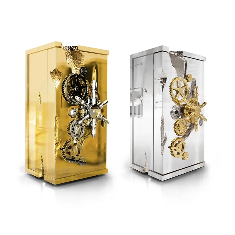Villa luxury gold million stainless steel password safe home designer advanced sense anti theft locker