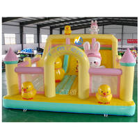 Château gonflable pour enfants en PVC durable à prix avantageux, avec toboggan, aire de jeux gonflable, parc d'attractions avec souffleur