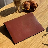 Porte-menu en cuir PU pour restaurant, café, bar, avec pochettes pour menus