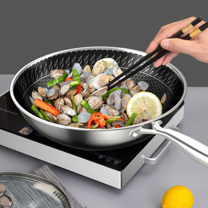 Ensemble de 5 ustensiles de cuisine modernes et classiques en acier inoxydable, casseroles et poêles industrielles pour la cuisine (vente en gros) - Product Image 4