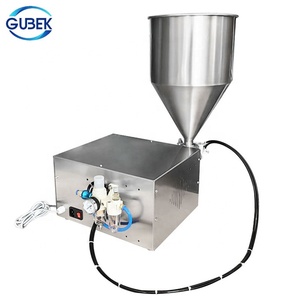 Remplisseuse de pâte semi-<span class=keywords><strong>automatique</strong></span> GUBEK: résistante à la corrosion pour pâte d'olive, baume à lèvres, sauce Hoisin et graisse marine - Product Image 4