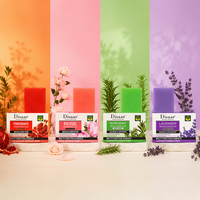 Savon Solide Hydratant et Éclaircissant Disaar aux Extraits Naturels de Grenade, Rose, Romarin et Lavande – Nettoyage en Profondeur Apaisant – Vente en Gros