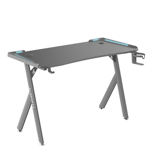 Beisijie Headset meja Gaming, berbentuk Y serat karbon Rgb rak meja Gaming e-sport pabrik desain furnitur - Product Image 4