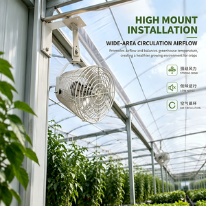 Ventilador de Ventilación Exterior de 8 Pulgadas con Motor EC de Alta Eficiencia, Rejilla Metálica y Control Remoto para Invernaderos Comerciales e Industriales - Product Image 2