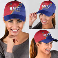 Casquette de baseball classique de football haïtien en gros, modèle Les Grenadiers 2026, respirante, design haïtien, protection solaire