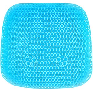 Coussin de siège de voiture rafraîchissant Xiang Mofu en gel alvéolé TPE respirant, housse de siège d'été unie en soie glacée ventilée - Product Image 1